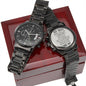 Engraved Black Chronograph Watch - My Man (Boyfriend)