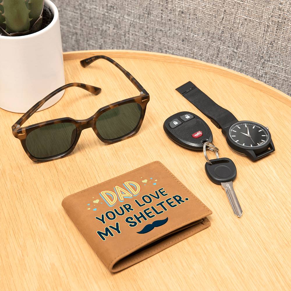 Engraved Wallet - Shelter Dad