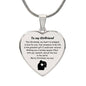 Engraved Heart Necklace - Wrapped in Love Girlfriend