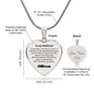 Engraved Heart Necklace - Christmas Gift For Girlfriend