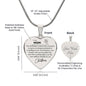 Engraved Heart Necklace - Christmas Gift For MOM