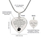 Engraved Heart Necklace - Wrapped in Love Girlfriend
