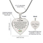 Engraved Heart Necklace - Everyday is a Celebration Xmas for Wife