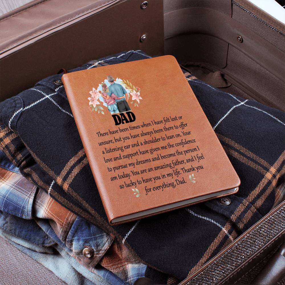 Engraved Journal - I Felt Lost Dad