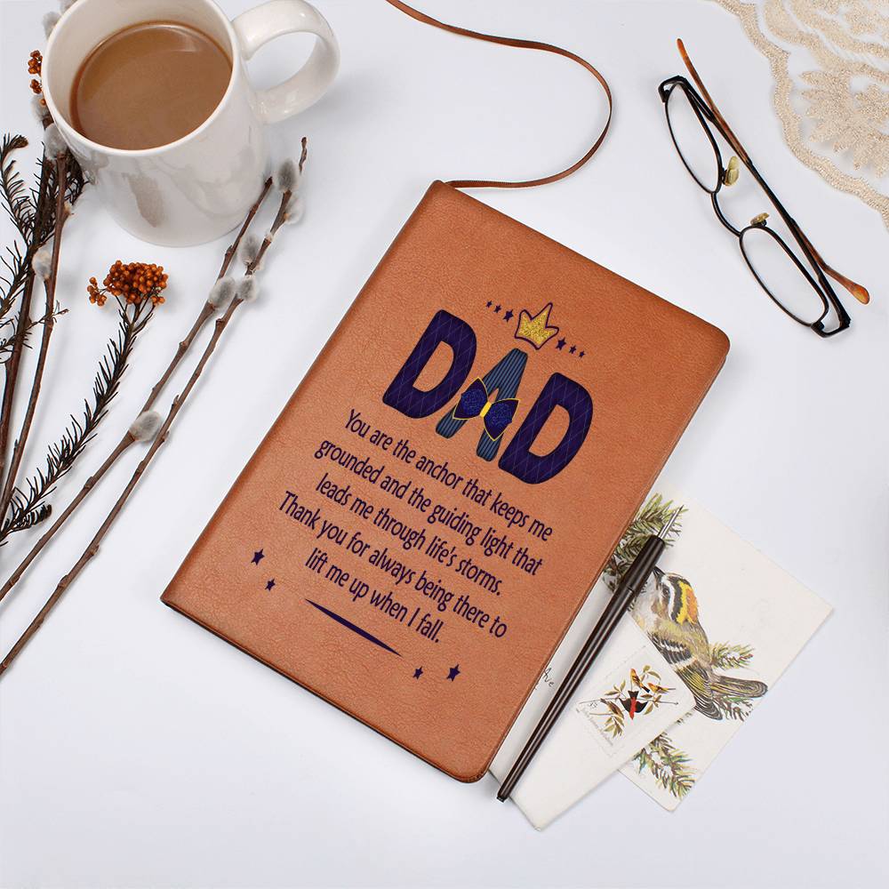 Engraved Journal - You are the Anchor Dad