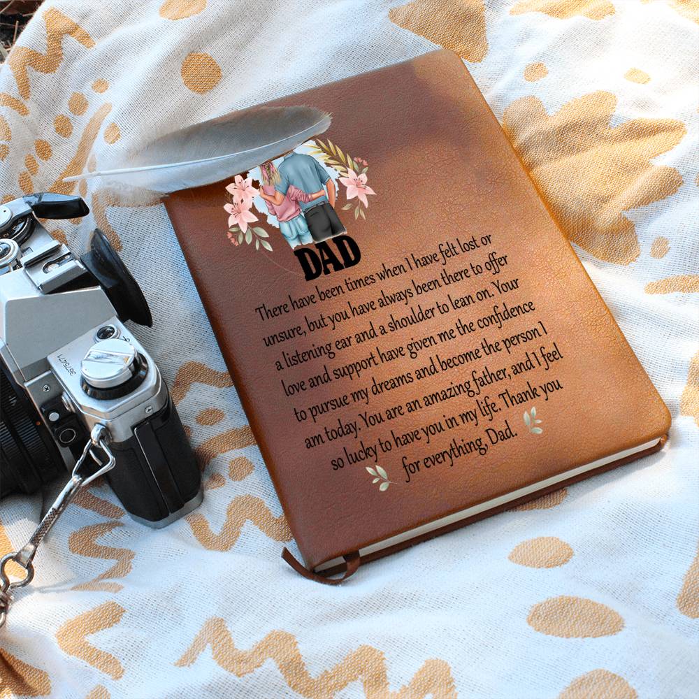 Engraved Journal - I Felt Lost Dad