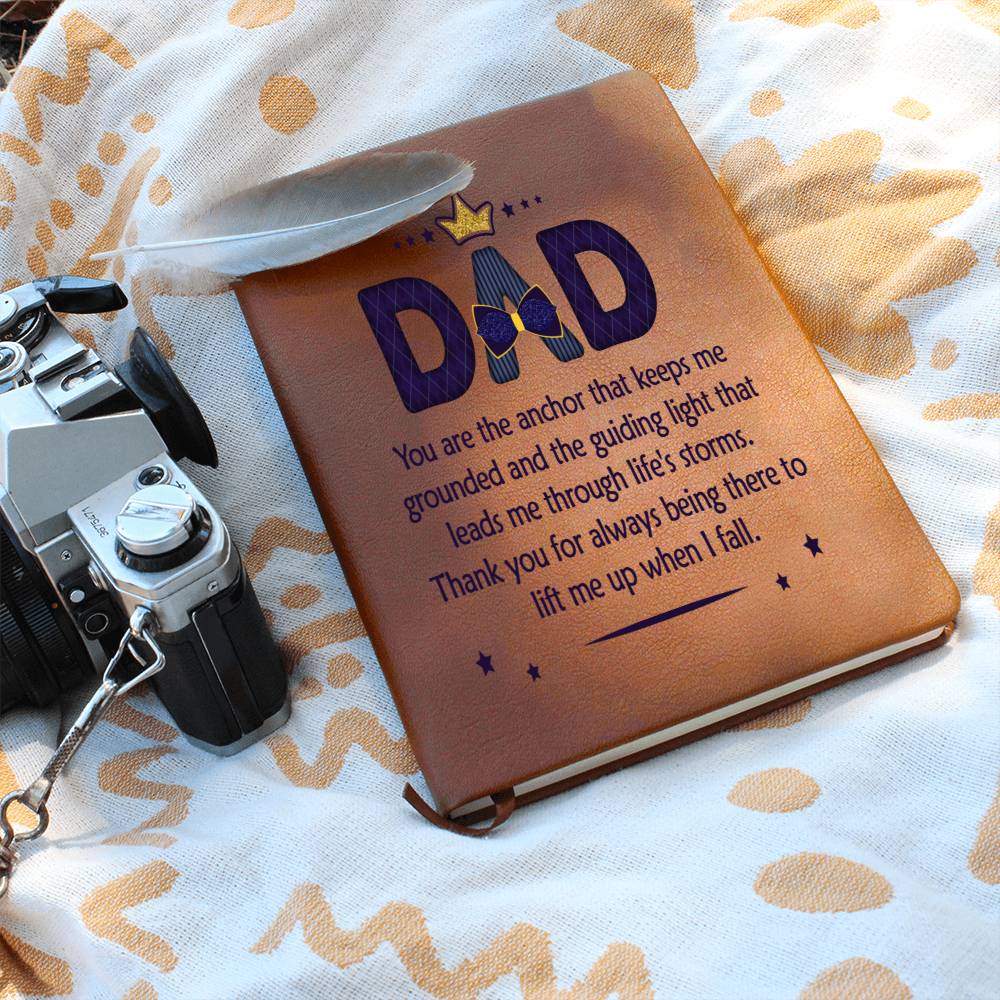 Engraved Journal - You are the Anchor Dad