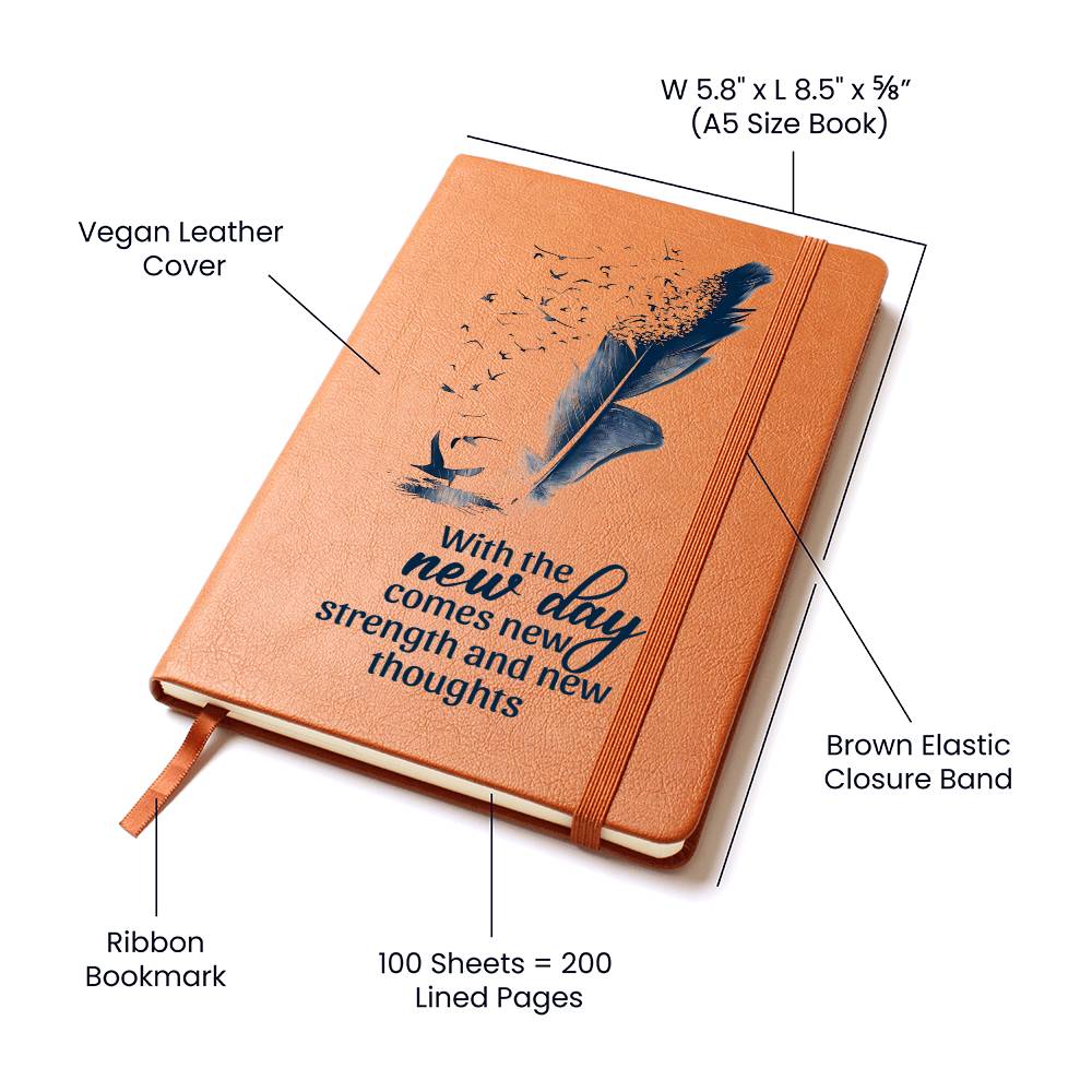 Engraved Journal - With The New Day