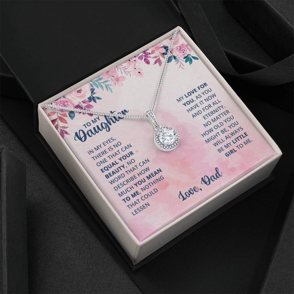 Father Daughter Necklace,