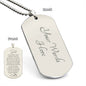 Engraved Dog Tag - Reflection of all Good Dad