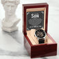 Men's Openwork Watch - Proud Of You Son