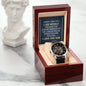 Men's Openwork Watch - Love You Son