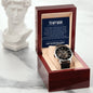 To My Man | My Home | Men's Openwork Watch