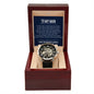 To My Man | My Home | Men's Openwork Watch