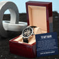 To My Man | My Home | Men's Openwork Watch