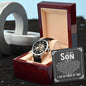 Men's Openwork Watch - Proud Of You Son