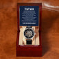 Men's Openwork Watch - To My Man (Boyfriend)