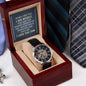 Men's Openwork Watch - Love You Son