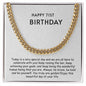 Cuban Link Chain - Happy 71st Birthday