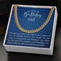 Cuban Link Chain - Happy Birthday Dad - Legacy of Love