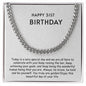 Cuban Link Chain - Happy 31st Birthday