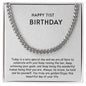 Cuban Link Chain - Happy 71st Birthday