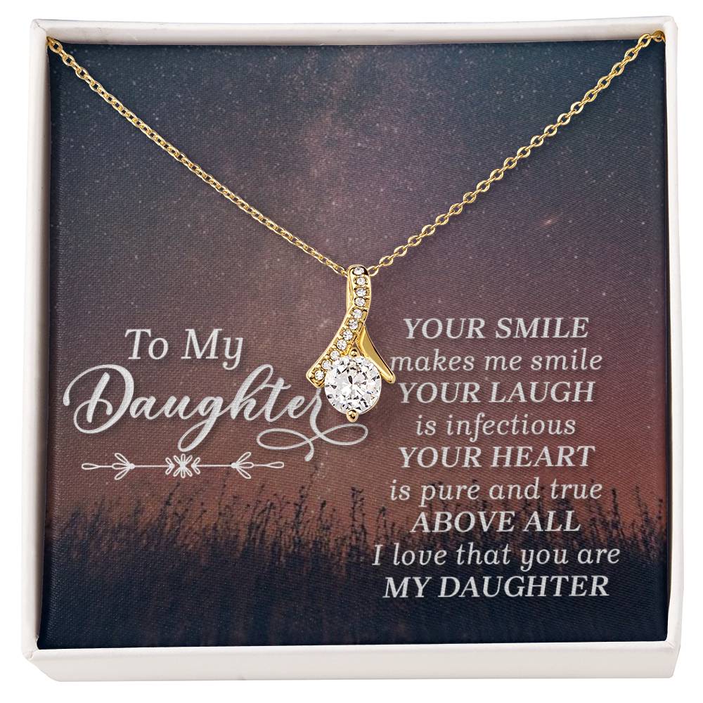 Father Daughter Necklace,