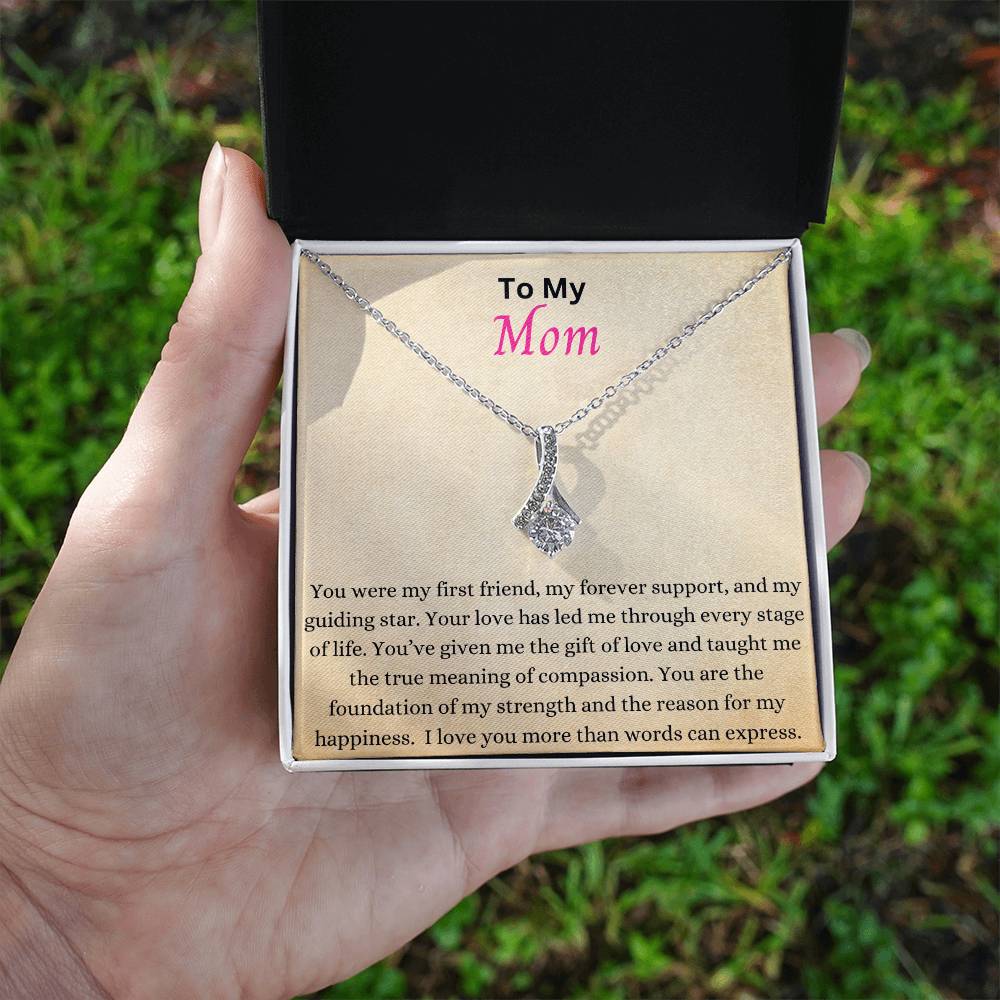 Alluring Beauty Necklace - Frist Friend Mom