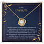 Love Knot Necklace - My Inspiration Mom