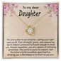 Love Knot Necklace - Start of My Universe Daughter