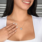 TO MY WIFE MERRY CHRISTMAS - LOVE KNOT NECKLACE