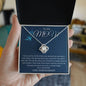 Love Knot Necklace To Mom From Daughter
