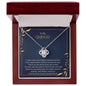 Love Knot Necklace -Express Appreciation Mom