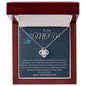Love Knot Necklace To Mom From Daughter