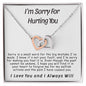 Apology Gift For Her - Interlocking Heart Necklace
