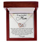 Christmas Gift For Beautiful Mom - Interlocking Hearts Necklace