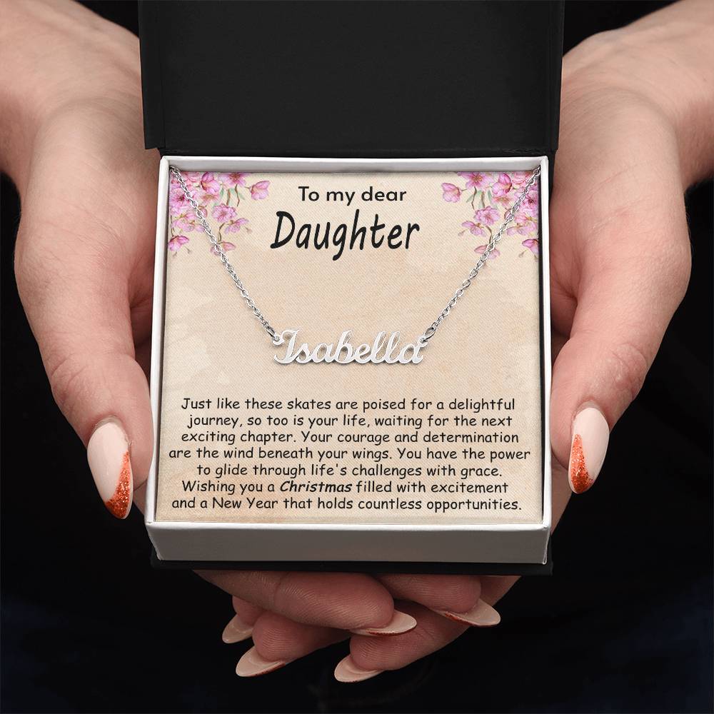 Father Daughter Necklace,