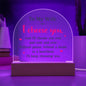 Gifts for Wife Acrylic Plaque