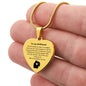Engraved Heart Necklace - Wrapped in Love Girlfriend