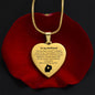 Engraved Heart Necklace - Wrapped in Love Girlfriend