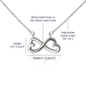 You Are Enough - Infinity Hearts Necklace