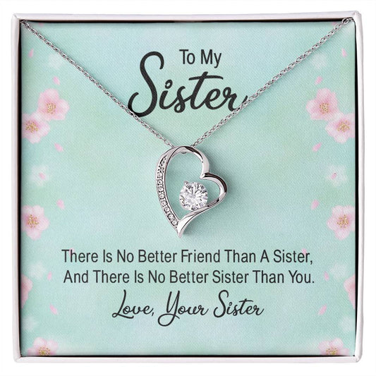 Forever Love Necklace - No Better Friend Sister