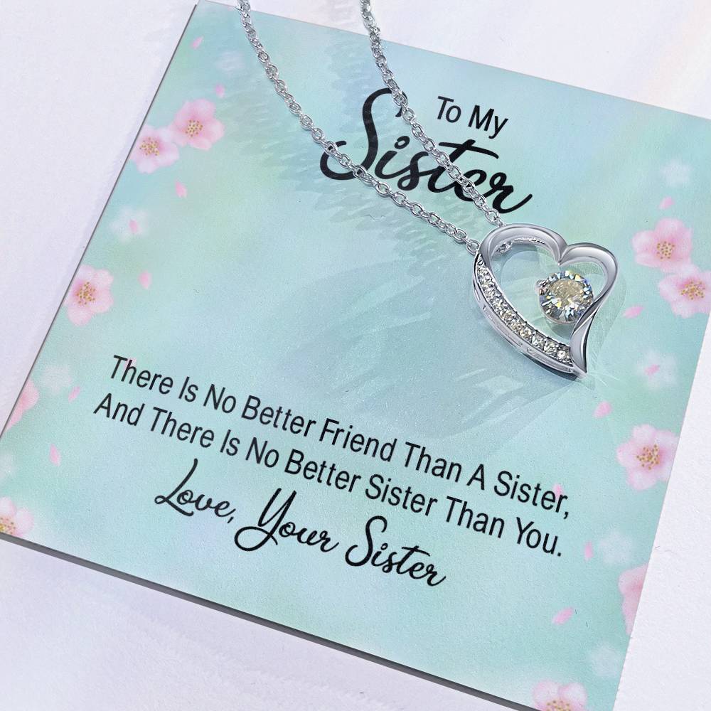 Forever Love Necklace - No Better Friend Sister