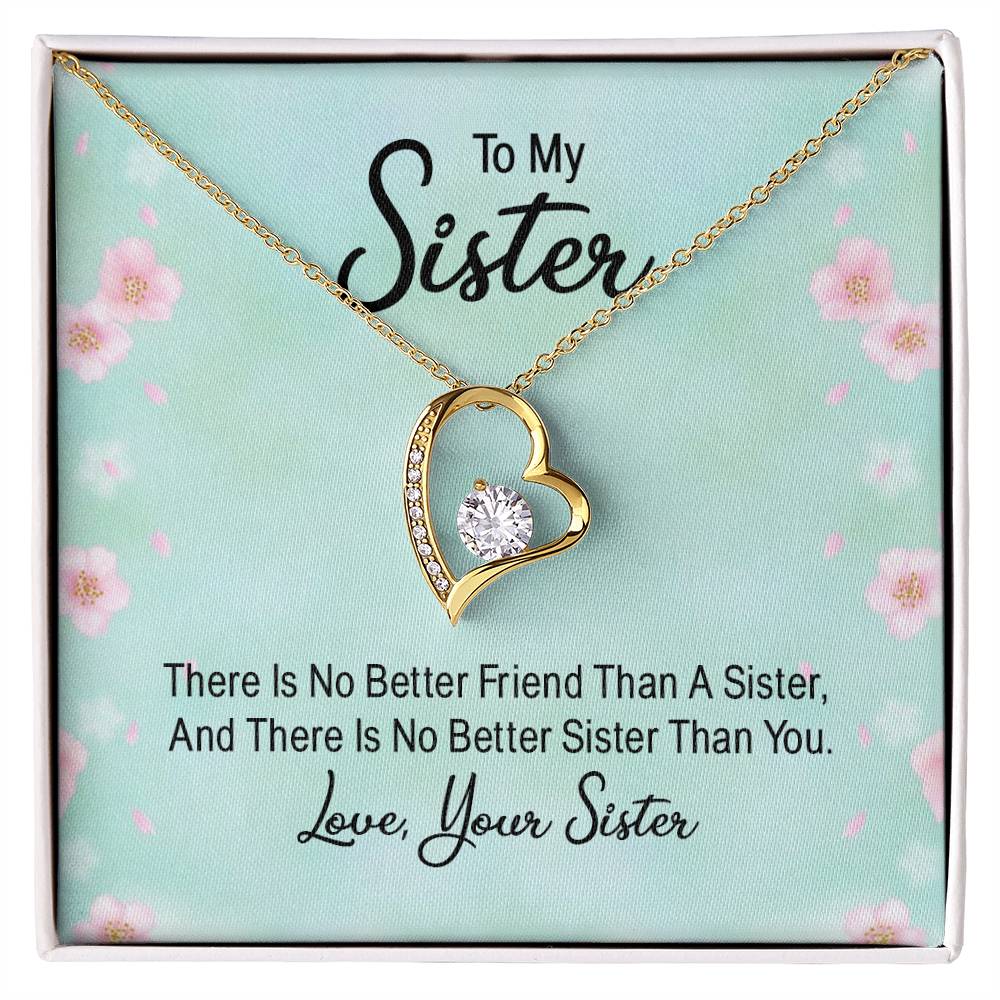Forever Love Necklace - No Better Friend Sister