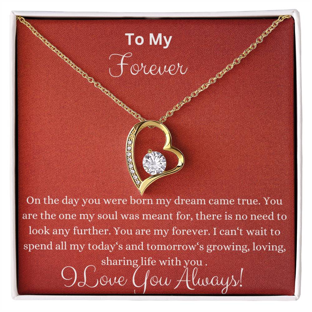 Forever Love Necklace - Dream Came True Fiance'