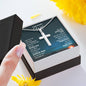 Stainless Steel Cross - Ask the Lords Help Wife