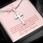 Stainless Steel Cross Necklace - Girlfriend 1