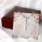 Stainless Cross Necklace - You Gave Me Confidence Mom