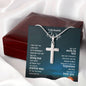 Stainless Steel Cross - Ask the Lords Help Wife