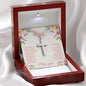 Stainless Cross Necklace - You Gave Me Confidence Mom